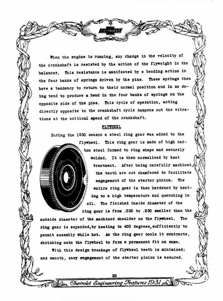 1931 Chevrolet Engineering Features Page 55